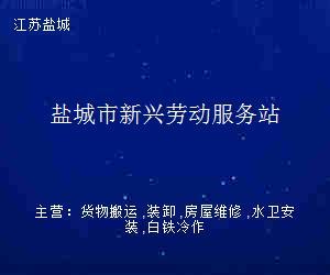 盐城市新兴劳动服务站 江苏维修服务的专业平台